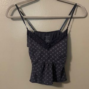 Medium American Eagle cropped tie back tank top